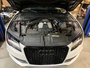 ECS Tuning intake install on this beautiful A7 